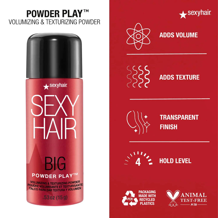 Instant Volume with SexyHair Big Powder Play